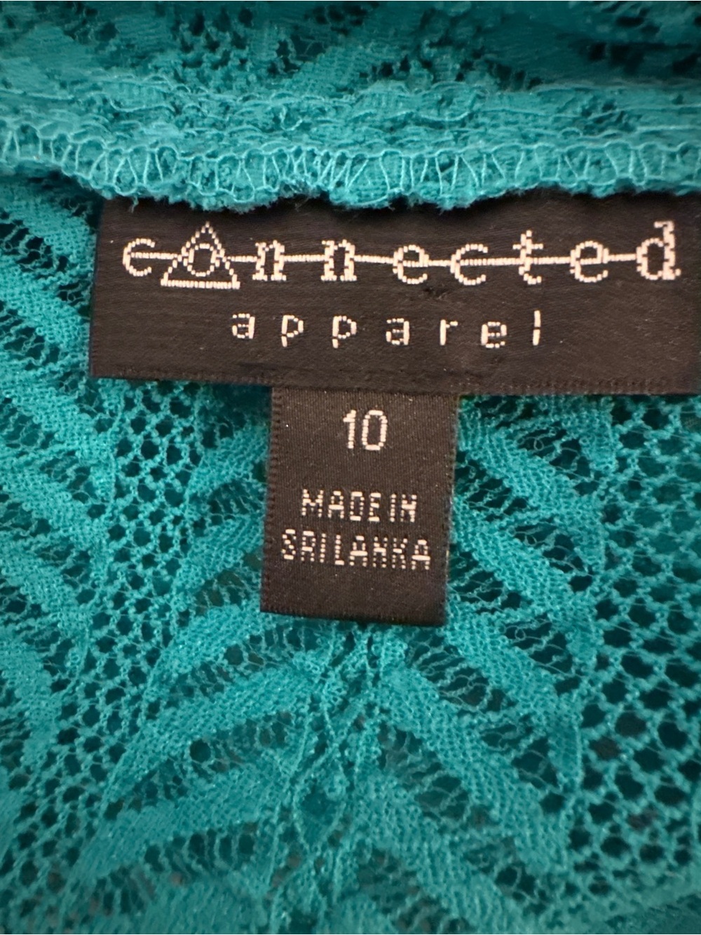 Connected Apparel Floral Midi Dress & Crochet Shrug 2 Pc Set Size 10 - Picture 2 of 5